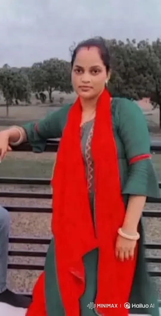 Elegant Woman Showcases Outfit in Serene Outdoor Setting – AI Generated Video | Hailuo AI