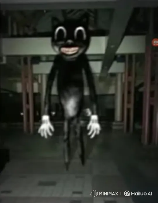 Creepy Cartoon Cat Creature Undergoes Disturbing Mutation – AI Generated Video | Hailuo AI