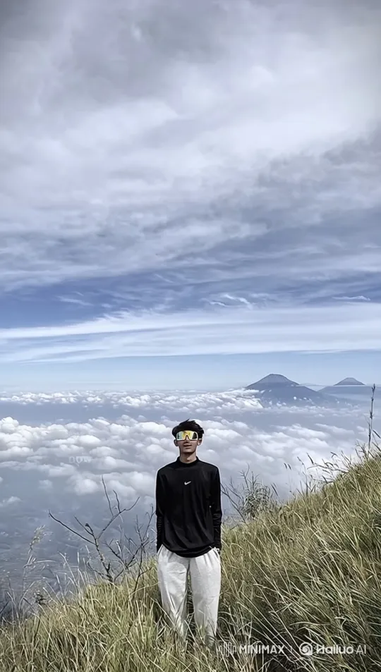 Panoramic Journey from Mountain Peak to Earth in Space – AI Generated Video | Hailuo AI