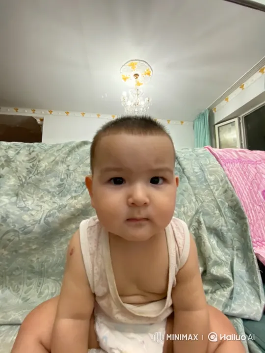 Baby's Playful Boxing on Couch – AI Generated Video | Hailuo AI