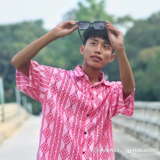 Young Man Claims Luxury Sports Car on Bridge – AI Generated Video | Hailuo AI