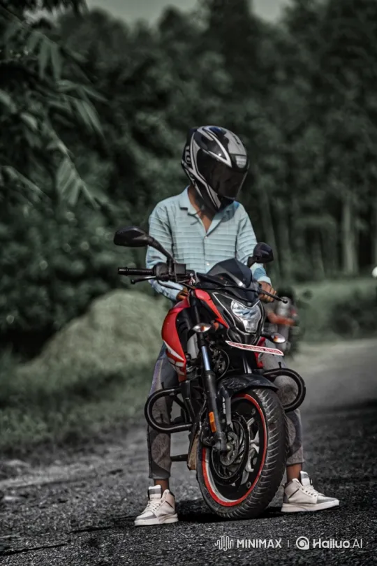 Man Transforms from Rider to Driver in Urban Setting – AI Generated Video | Hailuo AI