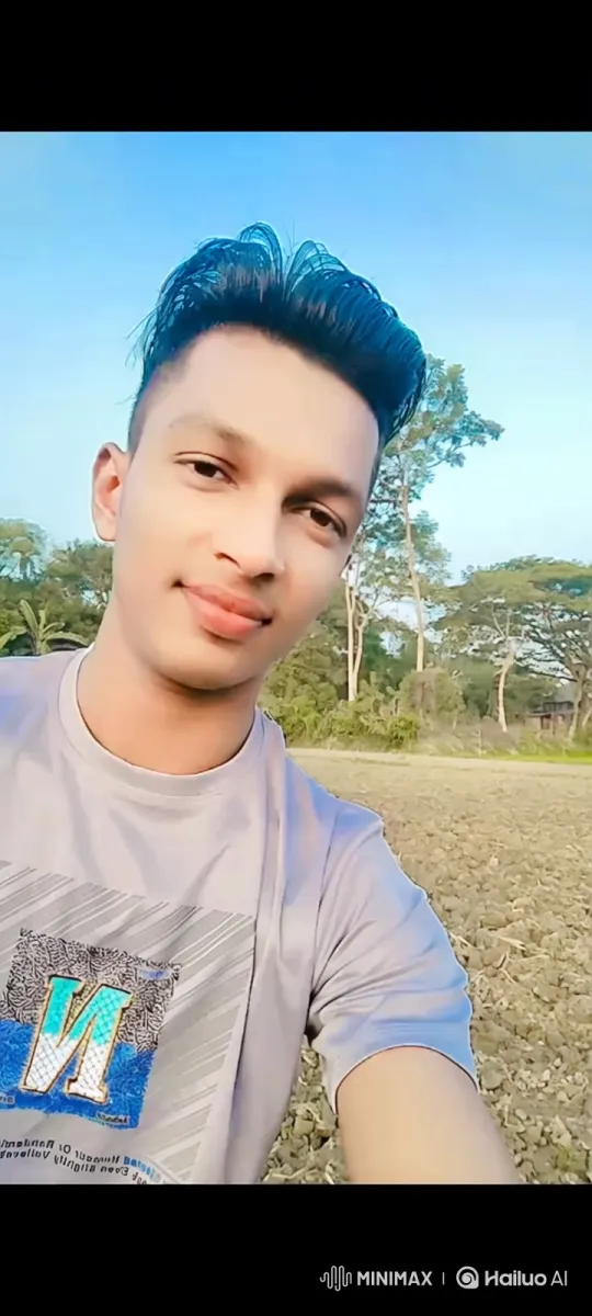 Young Man Takes Selfie in Expansive Rural Landscape – AI Generated Video | Hailuo AI