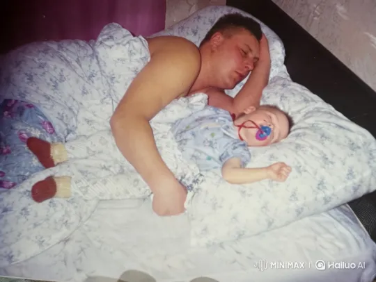 Father and Child Sleeping Peacefully Together – AI Generated Video | Hailuo AI