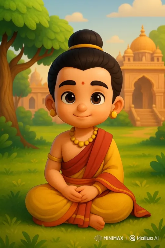 Peaceful Boy Meditating in a Serene Landscape – AI Generated Video | Hailuo AI