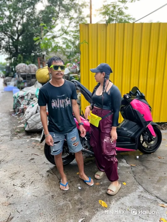 Young Couple Practicing Martial Arts in Alley – AI Generated Video | Hailuo AI