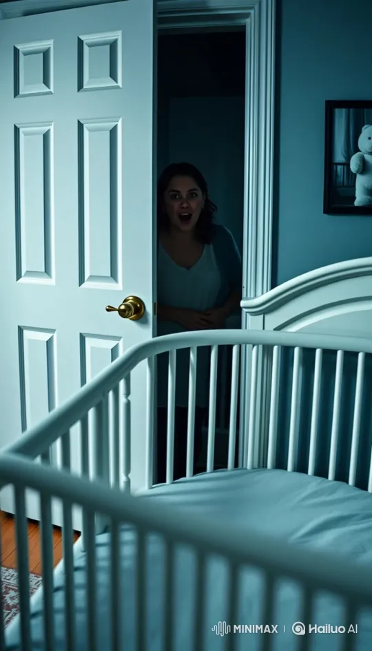 Mother Discovers a Mysterious Second Crib in Nursery – AI Generated Video | Hailuo AI