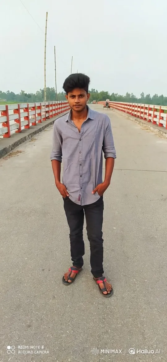Young Man on Bridge at Golden Hour – AI Generated Video | Hailuo AI