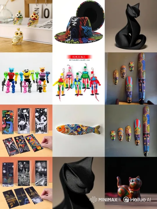 Art Collectibles Video with Dynamic Display and Subscription Call-to-Action – AI Generated Video | Hailuo AI