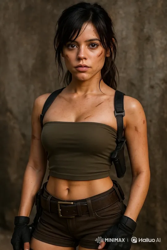 Transformation of a Strong Woman's Intense Stare into a Flirtatious Smile – AI Generated Video | Hailuo AI