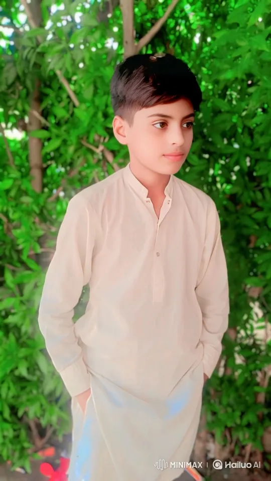 Young Boy's Gentle Smile in Close-Up – AI Generated Video | Hailuo AI