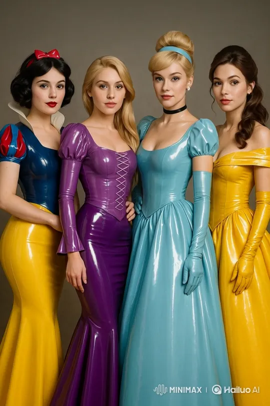 Iconic Princesses Share a Tender Kiss – AI Generated Video | Hailuo AI