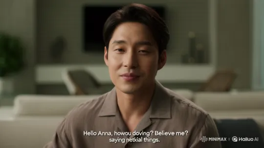 Lee Minho Reassures Anna with Intimate Video Message – AI Generated Video | Hailuo AI