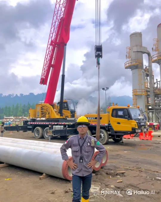 From Construction Site to Space: A Cinematic Journey – AI Generated Video | Hailuo AI