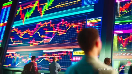 Vibrant Forex Charts with Sophisticated Visual Design – AI Generated Video | Hailuo AI
