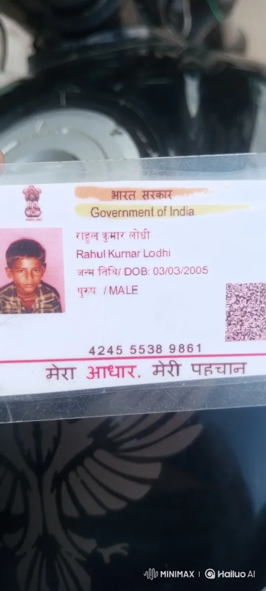 Indian Boy's Facial Aging on ID Card – AI Generated Video | Hailuo AI
