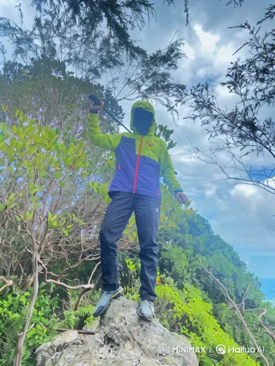Triumphant Hiker's Panoramic Journey From Mountain to Cosmos – AI Generated Video | Hailuo AI
