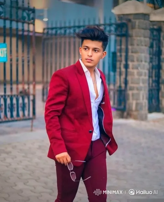Young Man Transforms Attitude with Sunglasses Pose – AI Generated Video | Hailuo AI
