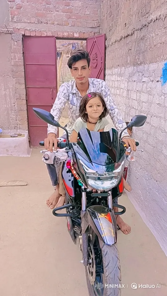 Young Man and Girl on Motorcycle, Rolls-Royce Arrival – AI Generated Video | Hailuo AI