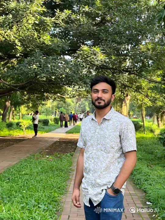 Young Couple Shares Intimate Moment in Park – AI Generated Video | Hailuo AI