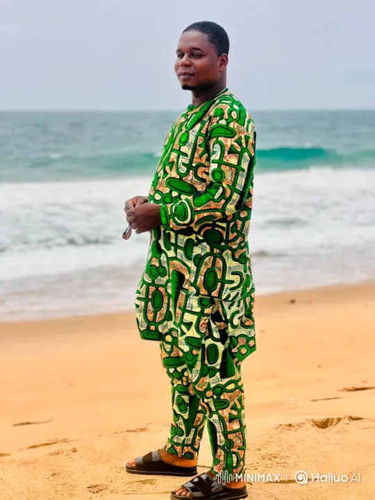 Man in Traditional Attire Drives Modern Car on Beach – AI Generated Video | Hailuo AI