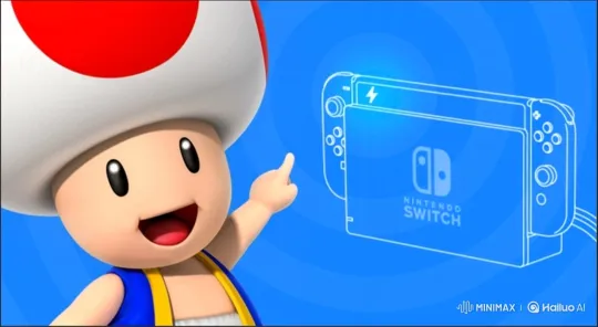 Nintendo Switch Promo: Toad's Shocking Discovery – AI Generated Video | Hailuo AI