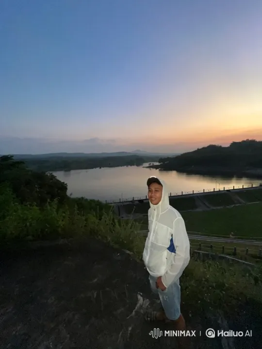 Tranquil Twilight Scene Evolves into Panoramic Earth View – AI Generated Video | Hailuo AI