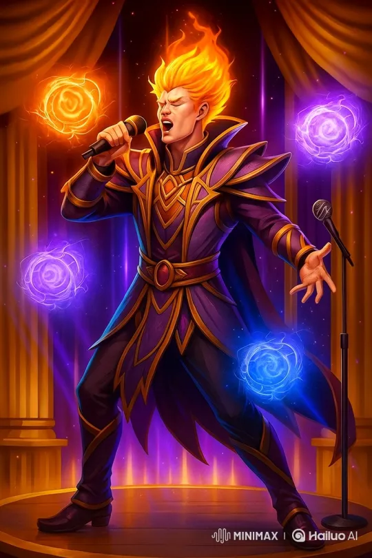 Mage's Enchanted Performance with Magical Orbs – AI Generated Video | Hailuo AI