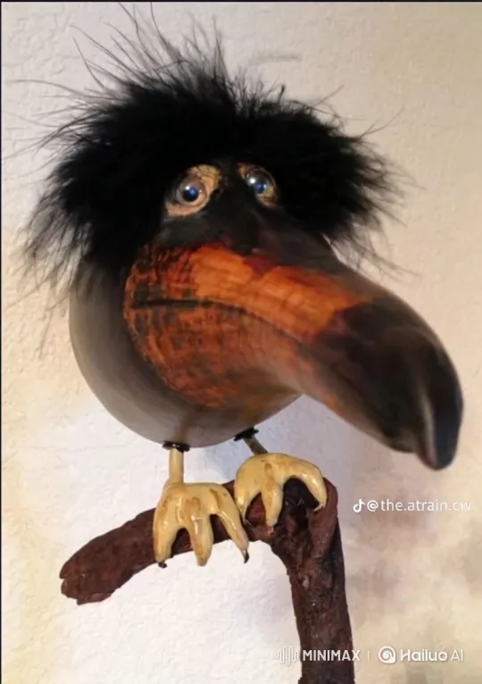Bird-Like Creature Defends Space Corridor with Eye-Lasers – AI Generated Video | Hailuo AI