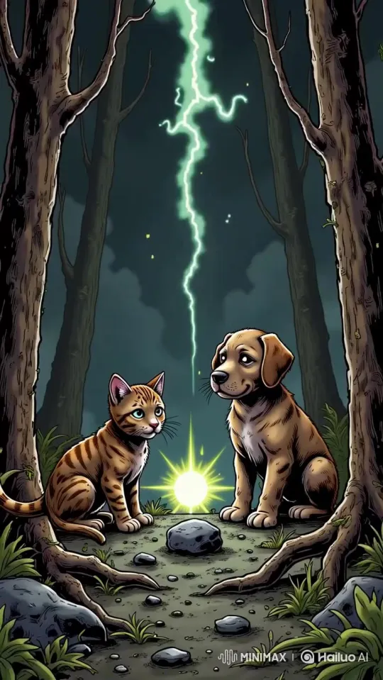 Cat and Dog: Chicken Mission - Paralyzed by Danger! – AI Generated Video | Hailuo AI