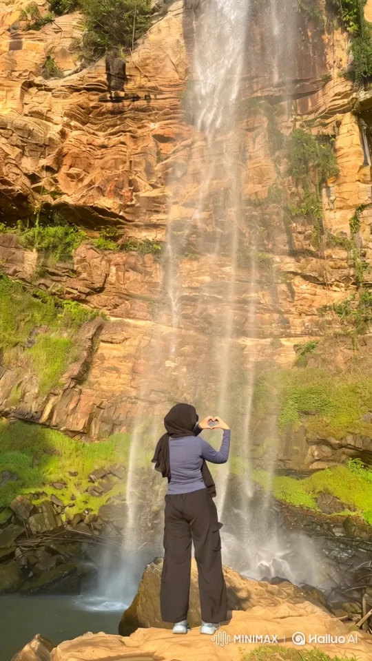 Journey from Waterfall to Earth Orbit in Cinematic Zoom – AI Generated Video | Hailuo AI