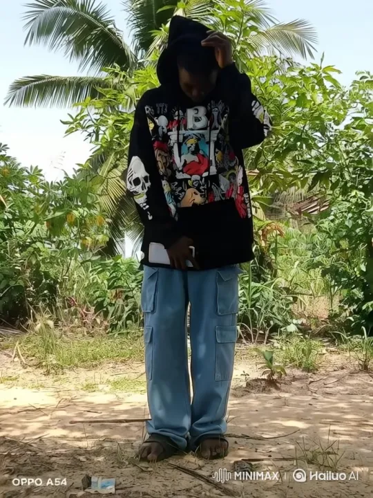 Person Walks Through Lush Greenery with Tracking Camera – AI Generated Video | Hailuo AI