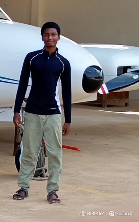 Couple's Romantic Embrace and Departure in Hangar – AI Generated Video | Hailuo AI