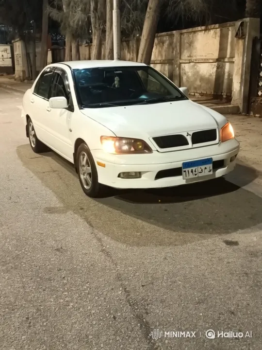 White Sedan Lowering on Air Suspension at Night – AI Generated Video | Hailuo AI