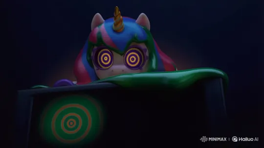 Craftycorn Hypnotized by Green Slime in 3D Animation – AI Generated Video | Hailuo AI