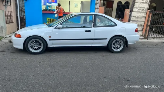 White Coupe Transforms with Air Suspension – AI Generated Video | Hailuo AI