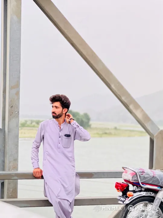 Young Couple Shares Romantic Moment on Bridge at Golden Hour – AI Generated Video | Hailuo AI