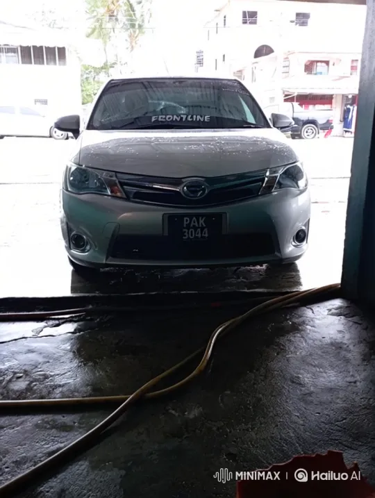 Silver Sedan's Headlights Flash in Dim Garage – AI Generated Video | Hailuo AI