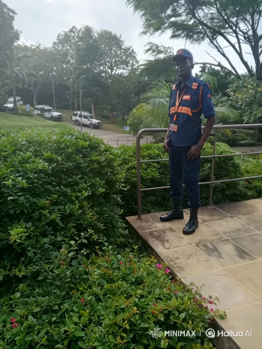 Security Guard Enters SUV at Parked Area – AI Generated Video | Hailuo AI