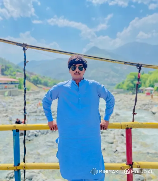 Couple Shares Intimate Moment on Bridge Over Scenic River – AI Generated Video | Hailuo AI