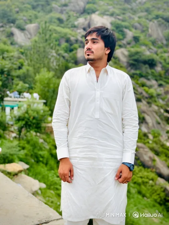Young Couple Shares Serene Moment in Scenic Landscape – AI Generated Video | Hailuo AI