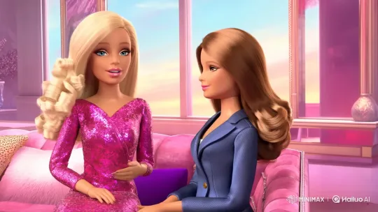 Barbie Dolls Share Intimate Dreams in Chic Sunlit Room – AI Generated Video | Hailuo AI