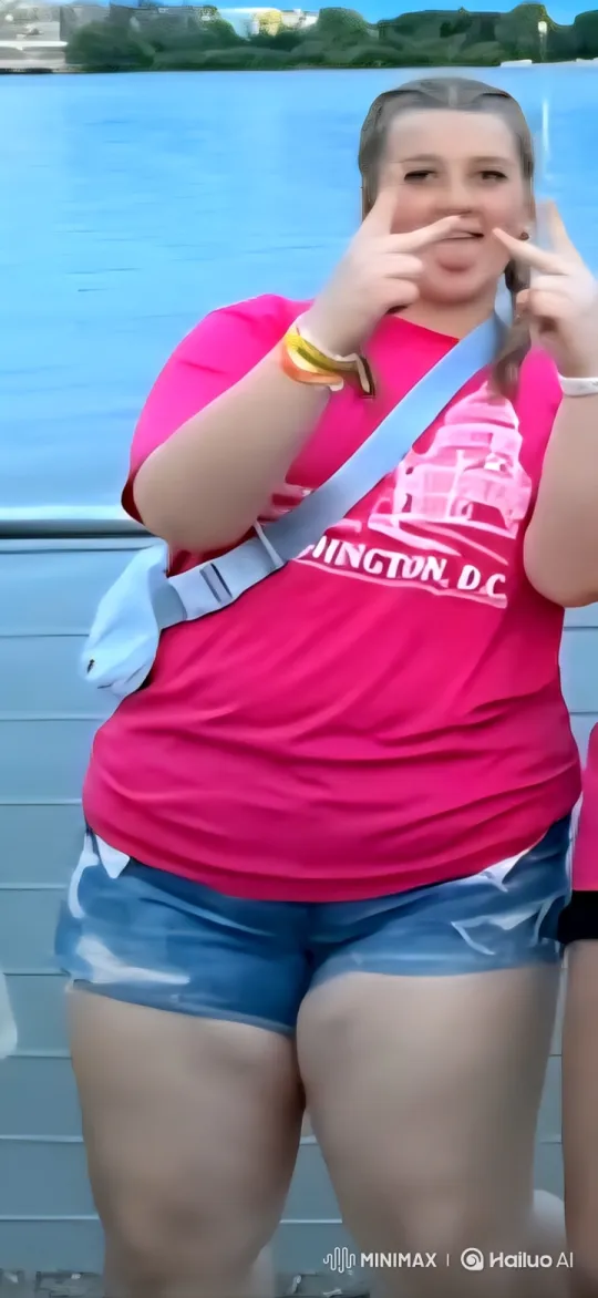 Young Woman in Washington, D.C. Apparel Playfully Dances – AI Generated Video | Hailuo AI