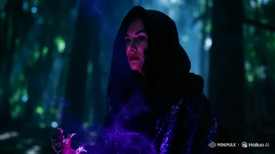 Enchanted Sorceress Conjuring Magic in the Forest – AI Generated Video | Hailuo AI