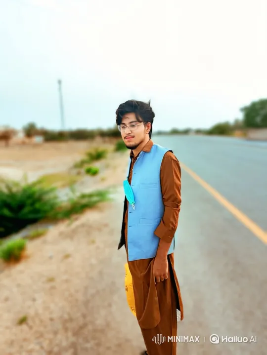 Young Couple Shares Silent Moment on Deserted Road – AI Generated Video | Hailuo AI