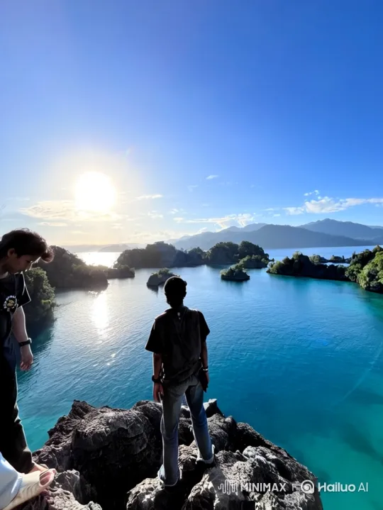 Panoramic Journey from Peak to Planetary View – AI Generated Video | Hailuo AI
