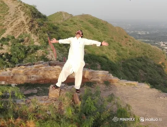 Young Couple Sharing a Serene Moment on a Hilltop – AI Generated Video | Hailuo AI