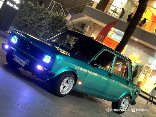 Vintage Sedan Customization: Air Suspension Lowering – AI Generated Video | Hailuo AI