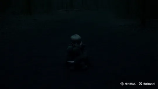 Lonely Child Fears Dark, Remote Forest – AI Generated Video | Hailuo AI