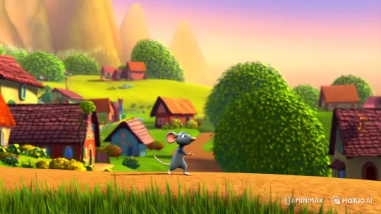Village Mouse Milo Rescues Trapped Lion in Aesthetic Tale – AI Generated Video | Hailuo AI